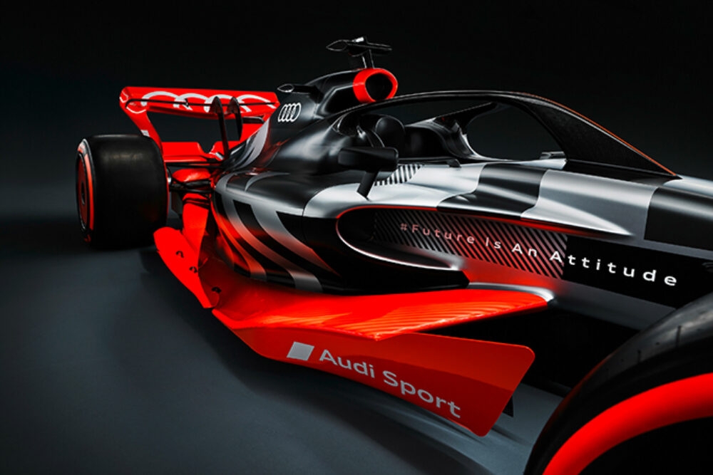 2026 Audi Formula 1 Race Car Teaser HiConsumption