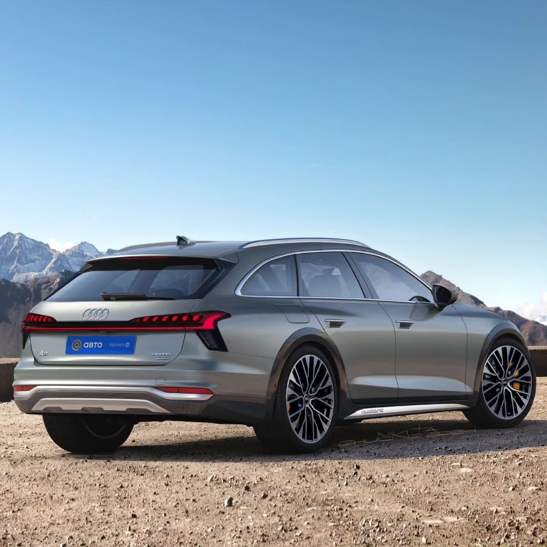 All New 2026 Audi A7 Allroad Quattro Looks Soft In Realistic Digital 