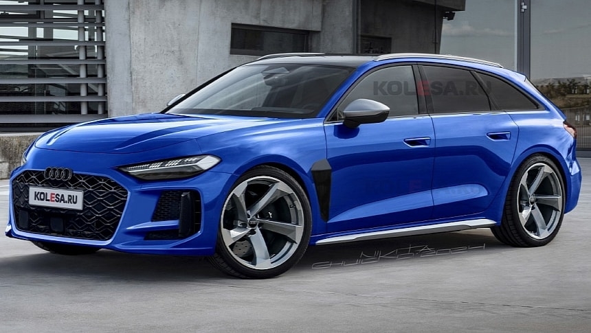 New 2026 Audi RS 5 Avant Digitally Bites Into The Road Autoevolution