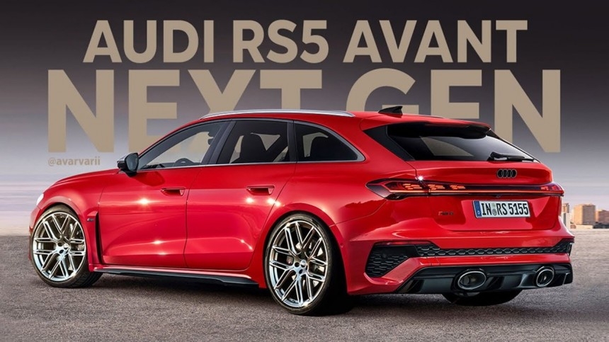 New 2026 Audi RS 5 Imagined In Sedan And Avant Body Styles Ahead Of Its 