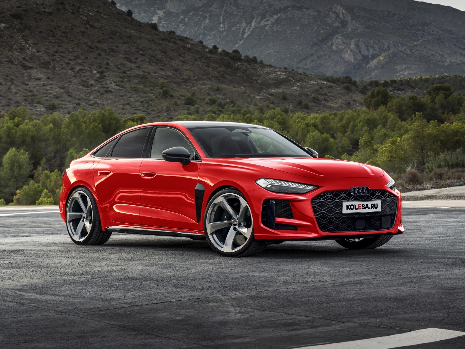Rendering New 2026 Audi RS 5 Is Almost Ready To Open The BMW M3 