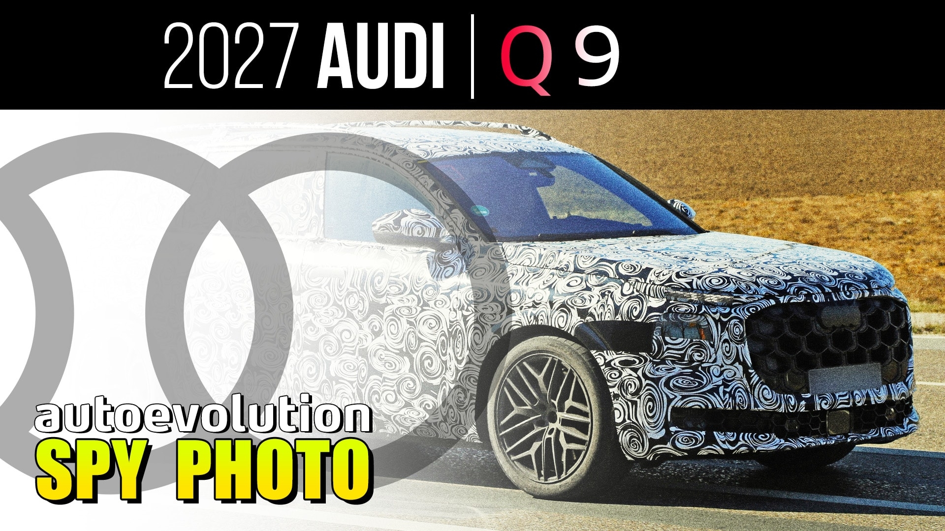 2027 Audi Q9 Spied In SQ9 Flavor New Flagship SUV Challenges The X7 