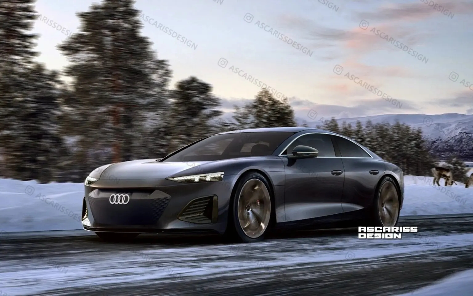Nuova Audi A8 E tron 2027 Ecco La Futura Berlina Elettrica Che 