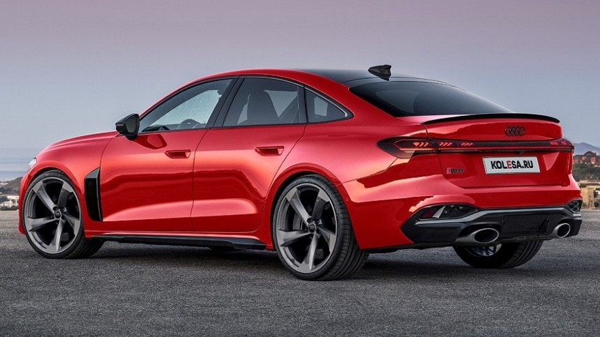 Rendering New 2026 Audi RS 5 Is Almost Ready To Open The BMW M3 