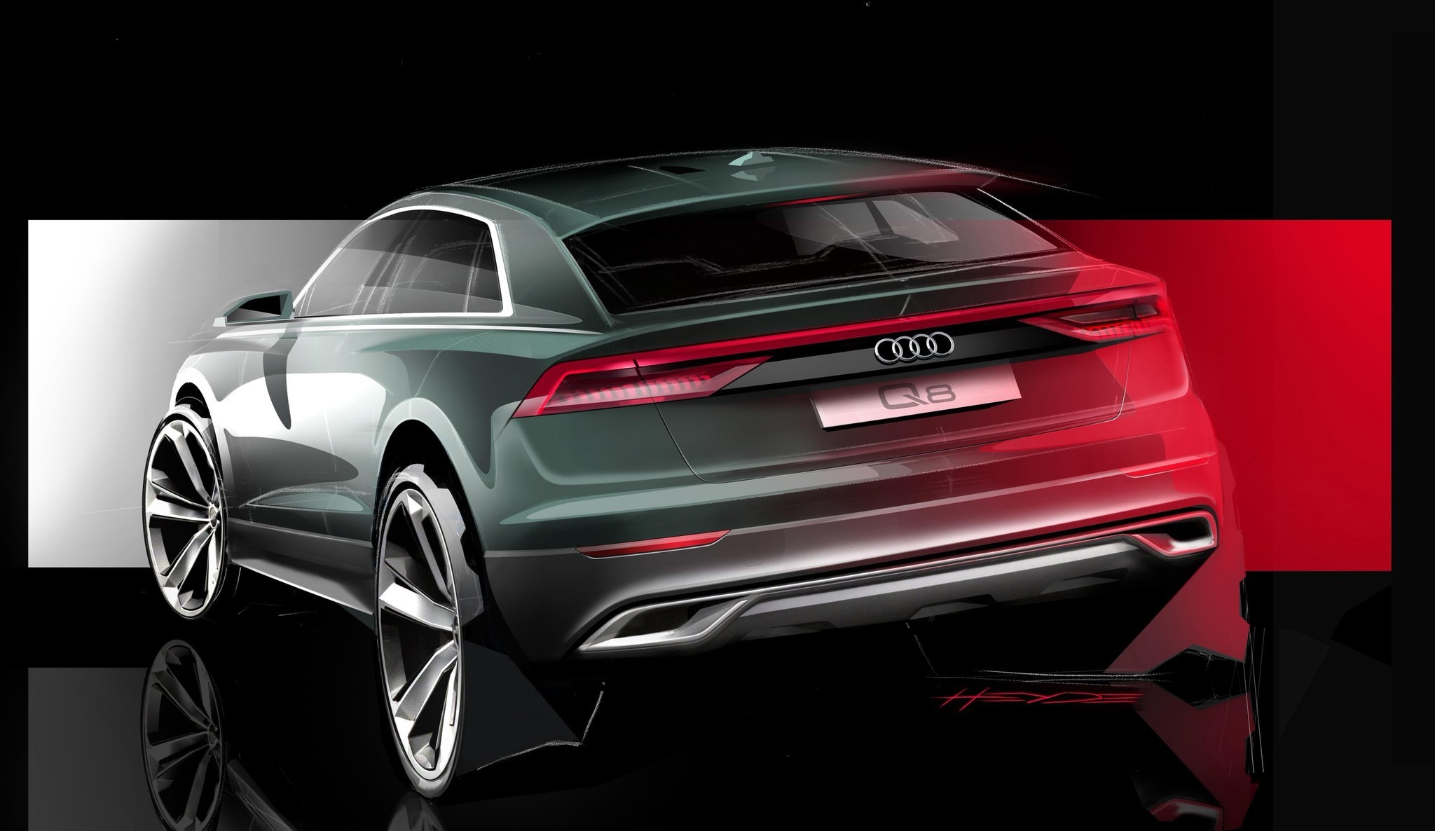 Teaser Audi Donne Un Aper u Du Q8
